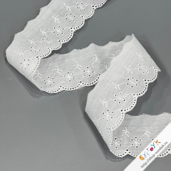 Шитье 40мм белый [0160]